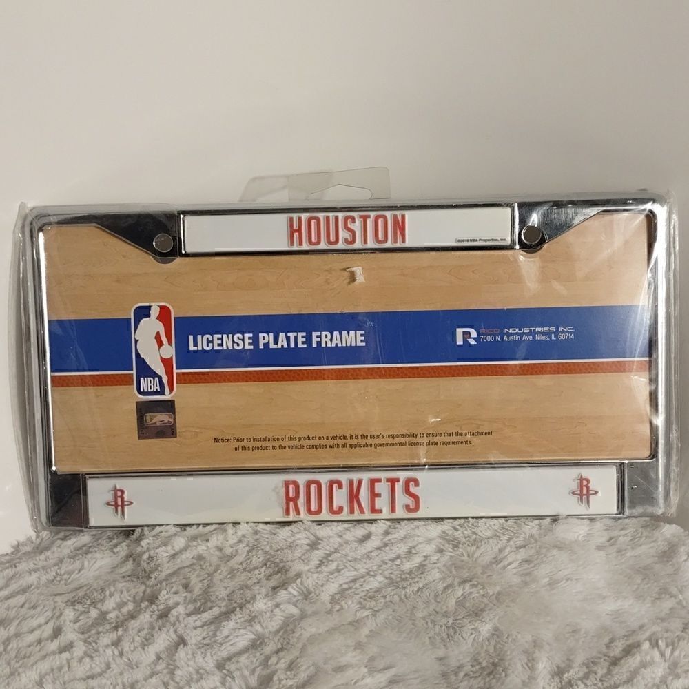 NBA Houston Rockets License Plate Frame - Picture 4 of 4